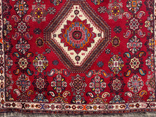 Load image into Gallery viewer, Esfand - Vintage Tribal Shiraz Qashqai Wool Rug
