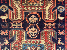 Cargar imagen en el visor de la galería, Beata - Vintage Caucasian Lenkoran Kazak Runner
