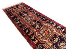 将图片加载到图库查看器，Beata - Vintage Caucasian Lenkoran Kazak Runner
