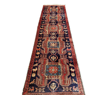 Load image into Gallery viewer, Beata - Vintage Caucasian Lenkoran Kazak Runner
