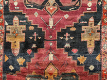 Load image into Gallery viewer, Anita - Vintage Hand Made Caucasian Kazak Runner
