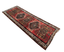 画像をギャラリービューアに読み込む, Henry - Vintage Hand Made Caucasian Kazak Runner
