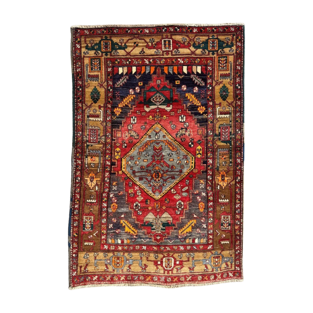 Rostam - Vintage Hand Made Kazak Rug