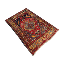Load image into Gallery viewer, Rostam - Vintage Hand Made Kazak Rug
