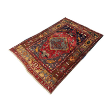 Load image into Gallery viewer, Rostam - Vintage Hand Made Kazak Rug
