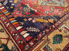 Load image into Gallery viewer, Rostam - Vintage Hand Made Kazak Rug
