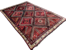 Carregar imagem no visualizador da galeria, Cartier - Vintage Tribal Qashqai Rug
