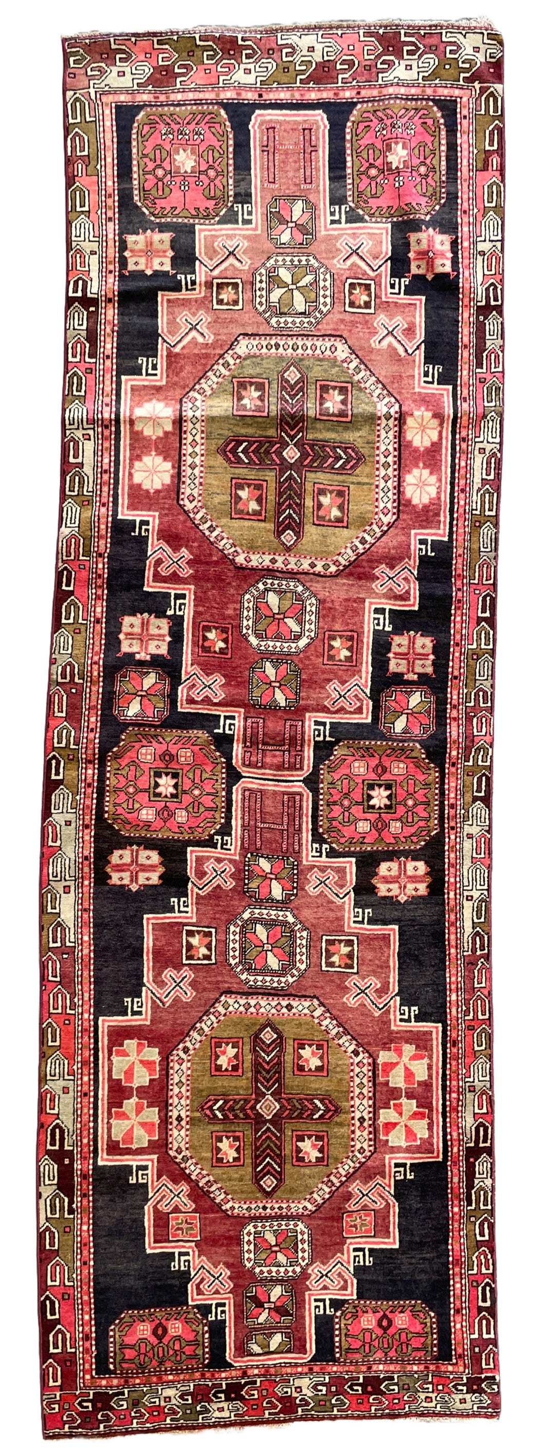 Atlas - Vintage Caucasian Kazak Runner