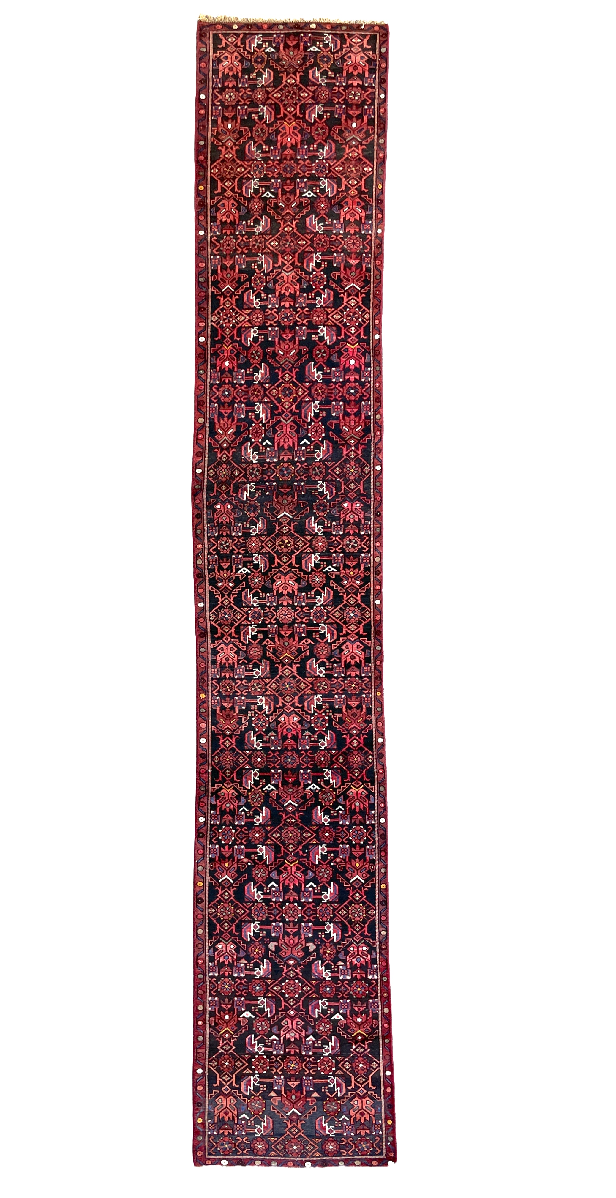 Poppy - Vintage Kurdish Runner – The Fine Rug Company