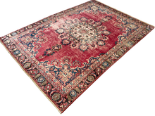 Load image into Gallery viewer, Erbil - Vintage Kurdish Persian Carpet 8'9" x 6'1"
