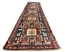 Load image into Gallery viewer, Phraortes - Vintage Hand Made Kazak Rug
