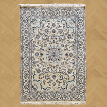 Load image into Gallery viewer, Filip - Hand Made Part Silk Nain Persian Rug
