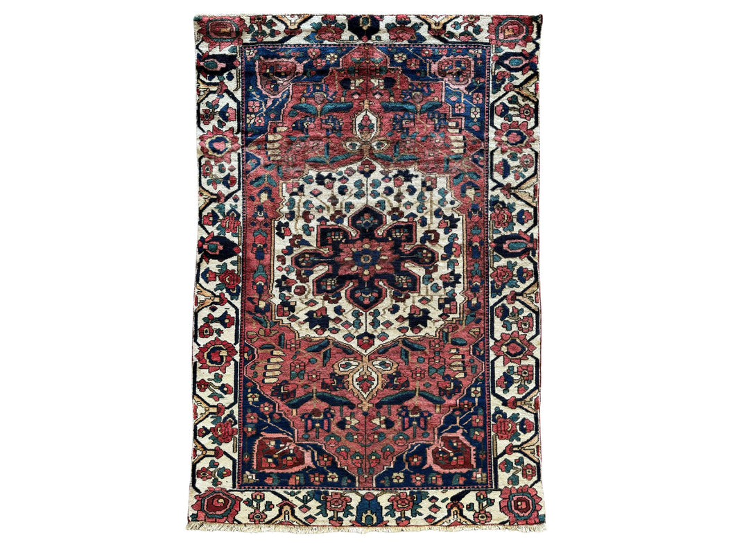 Teimur - Vintage Bakhtiar Persian Wool Rug
