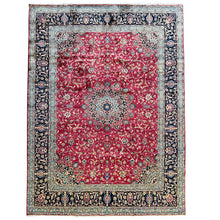 Load image into Gallery viewer, Parmenio - Vintage Hand Made Kirman Persian Carpet
