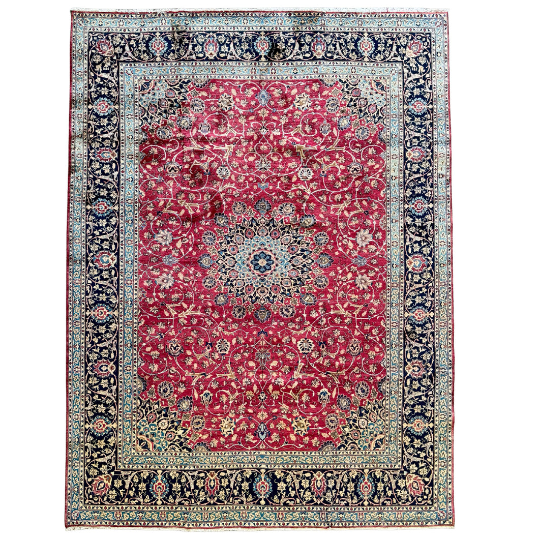 Parmenio - Vintage Hand Made Kirman Persian Carpet