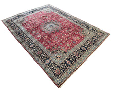 Load image into Gallery viewer, Parmenio - Vintage Hand Made Kirman Persian Carpet
