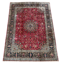 Load image into Gallery viewer, Parmenio - Vintage Hand Made Kirman Persian Carpet
