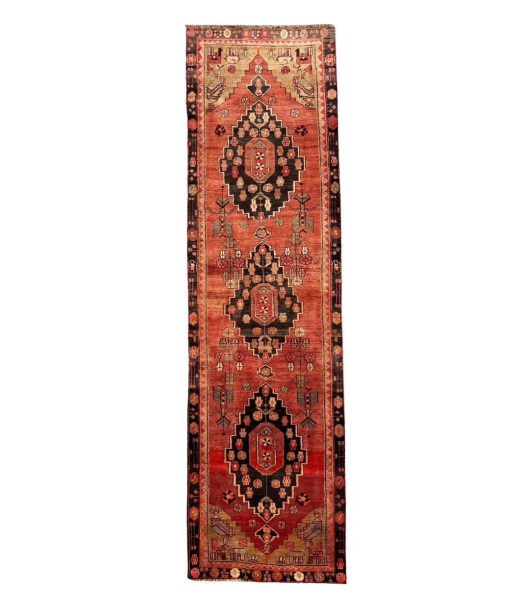 Bijan - Vintage Hand Made Kazak Runner