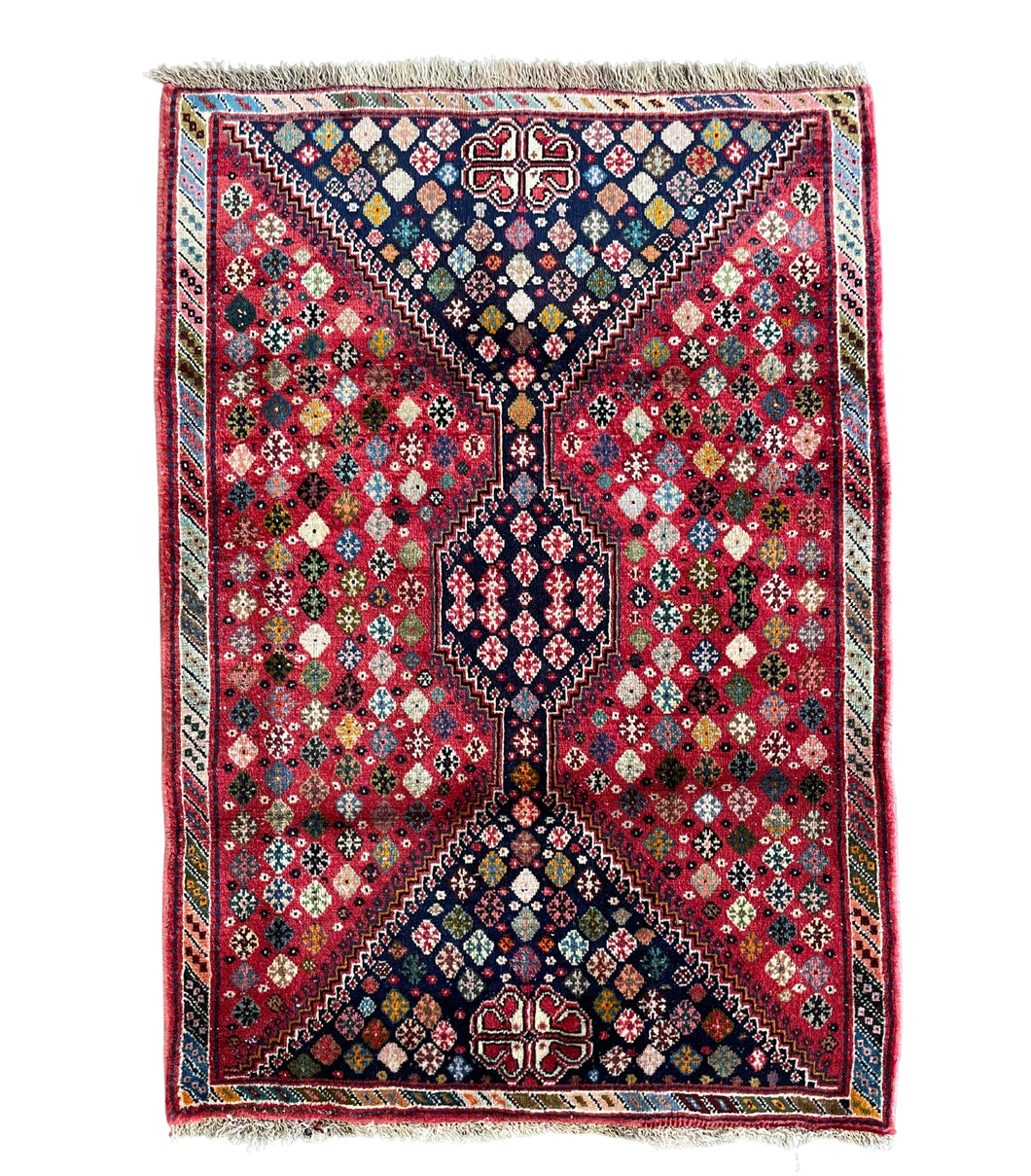 Ricardo - Vintage Tribal Shiraz Qashqai Wool Rug