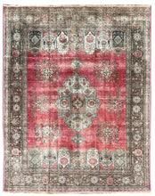 Load image into Gallery viewer, Sorrel - Large Vintage Tabriz Carpet
