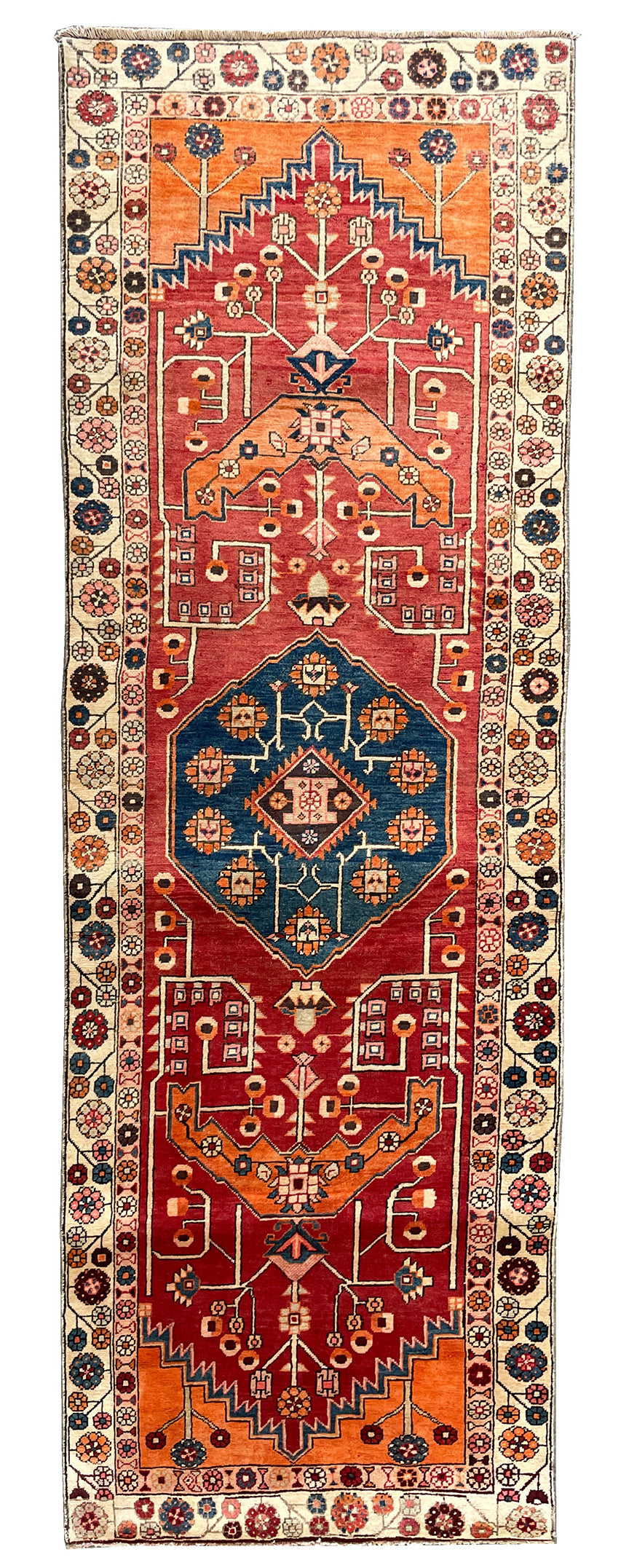 Hadi - Vintage Caucasian Kazak Runner