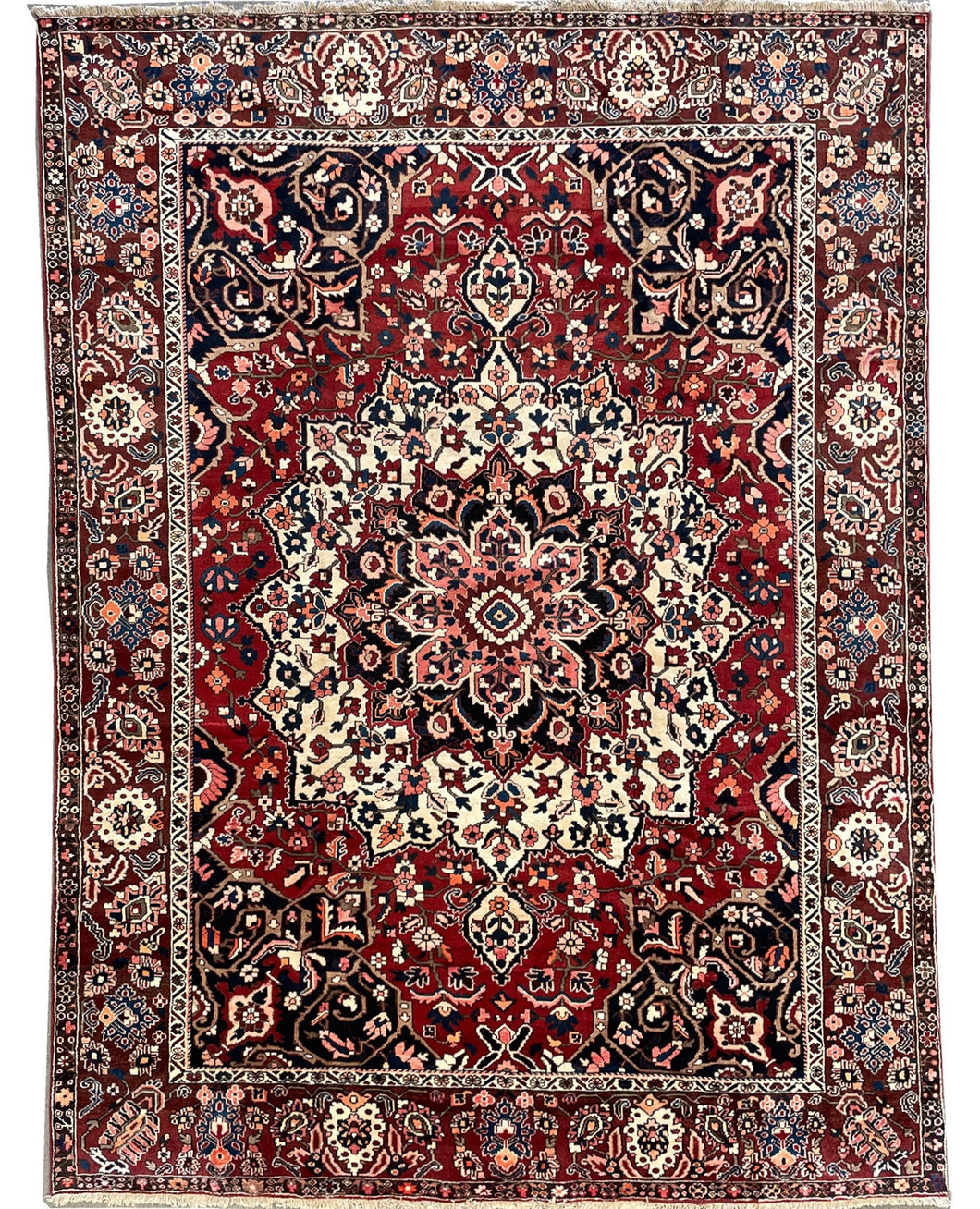 Kasie - Large Vintage Persian Bakhtiar Carpet