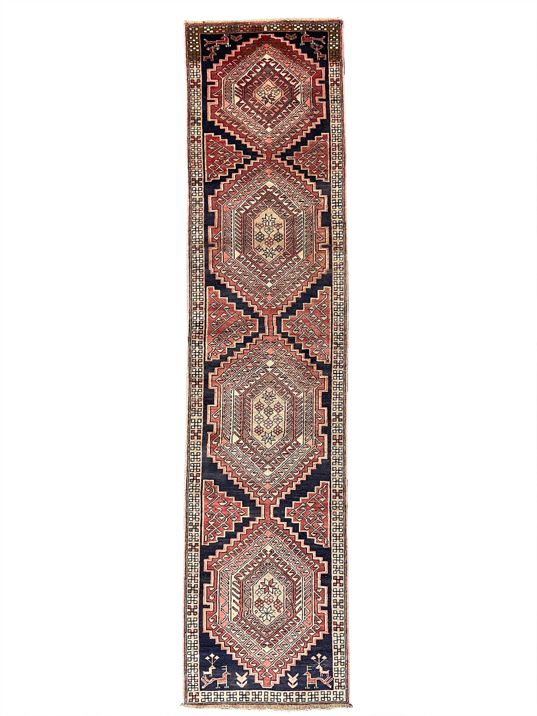 Riccardo - Vintage Caucasian Kazak Runner