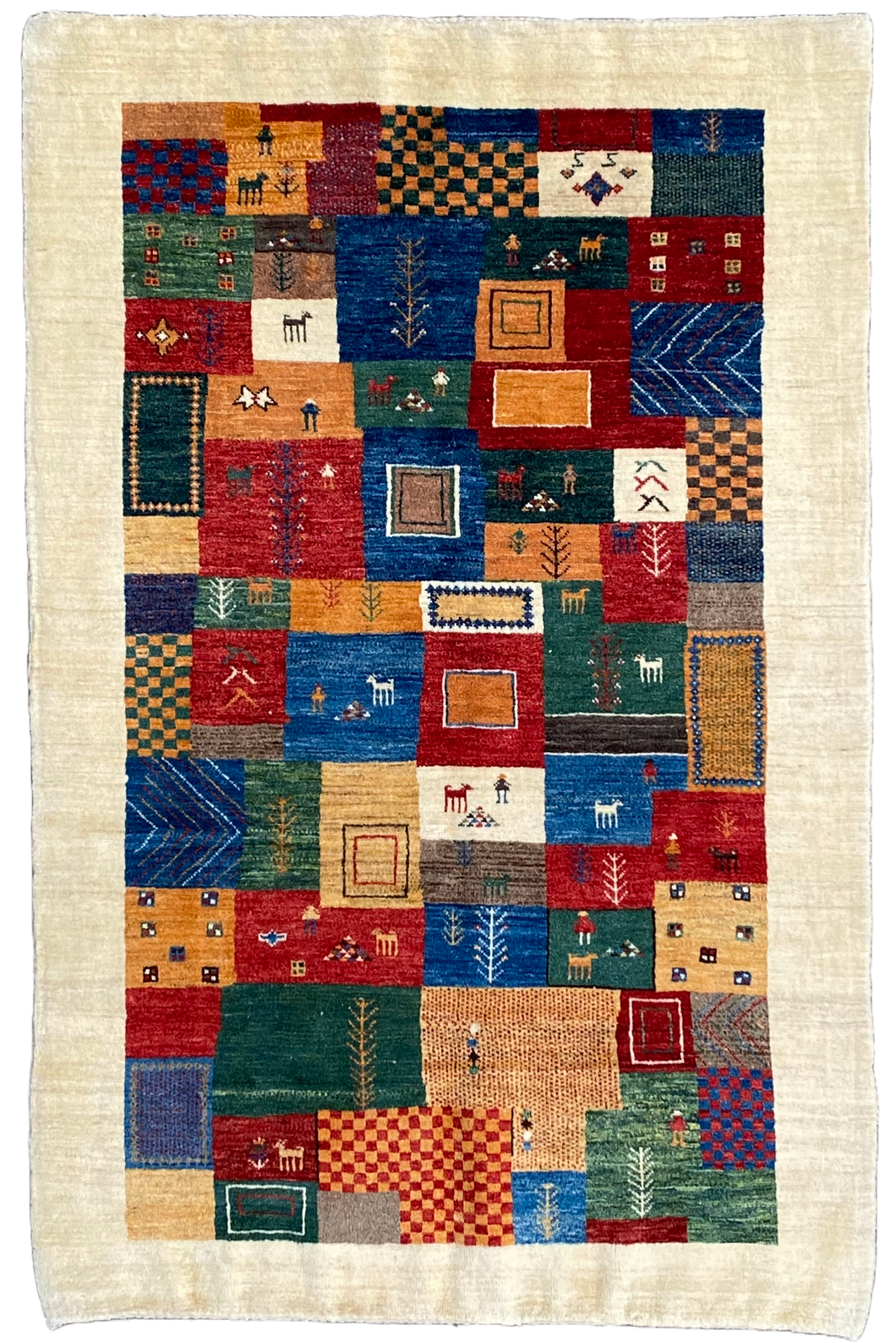 Brandon - New Abstract Qashqai  Gabbeh Rug