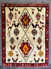 Загрузить изображение в средство просмотра галереи, Becca - New Tribal Gabbeh Rug
