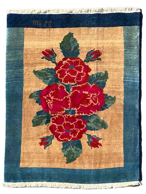 Brooklyn- New Moshiri Floral Rose Bouquet Rug