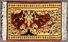 Carregar imagem no visualizador da galeria, Elvina - Royal Hunting Scene Rug
