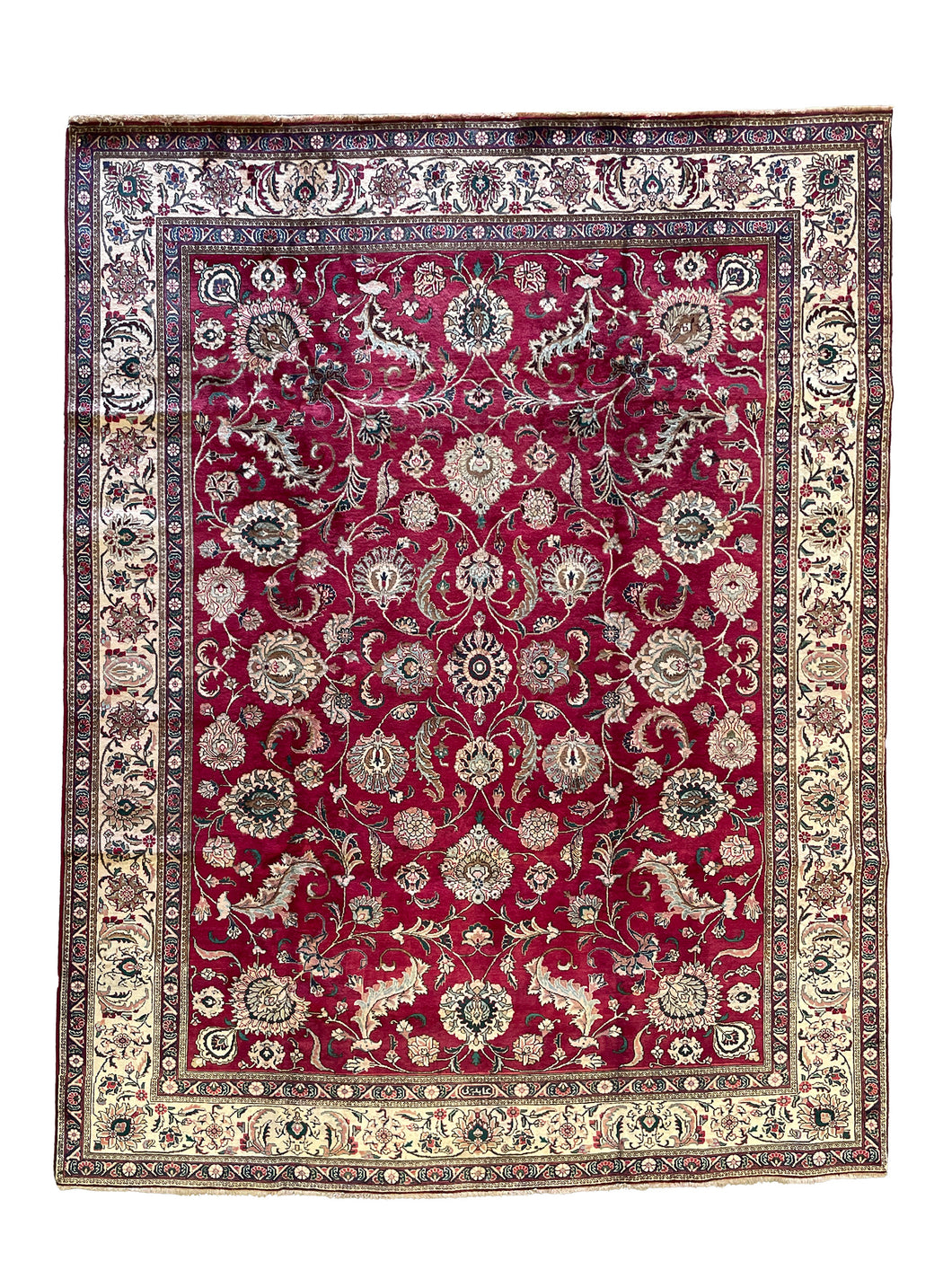 Jayne - Shah Abbas Tabriz Carpet Signed