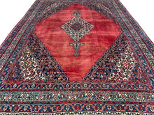 Cargar imagen en el visor de la galería, Nola - Large Vintage Persian Bijar Carpet
