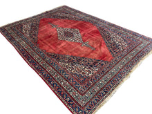 Load image into Gallery viewer, Nola - Large Vintage Persian Bijar Carpet
