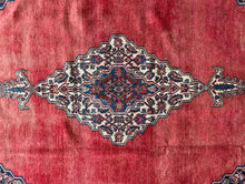 Cargar imagen en el visor de la galería, Nola - Large Vintage Persian Bijar Carpet
