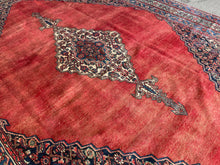 Load image into Gallery viewer, Nola - Large Vintage Persian Bijar Carpet
