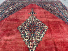 Carregar imagem no visualizador da galeria, Nola - Large Vintage Persian Bijar Carpet
