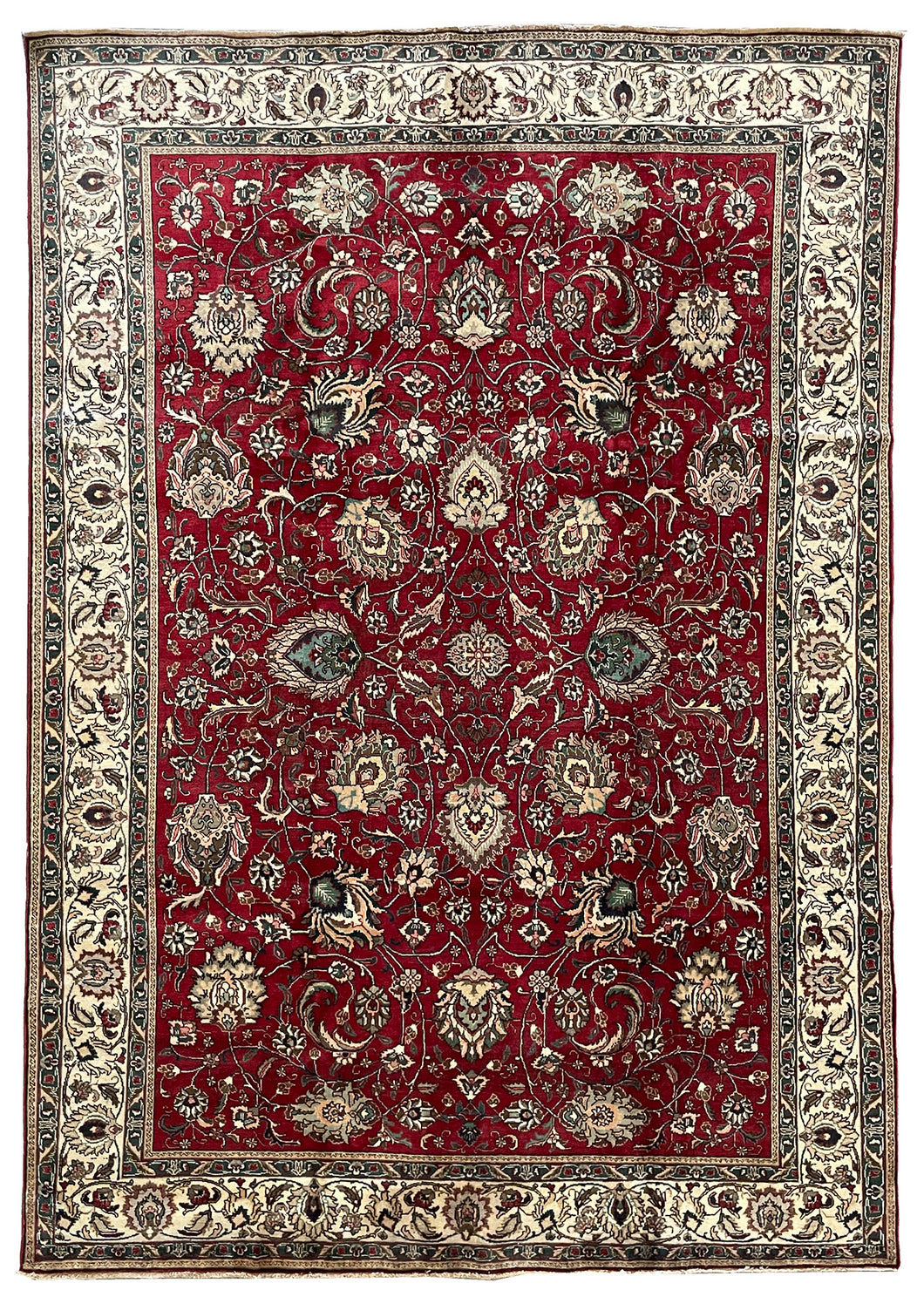 Kasia - Large Vintage Tabriz 'Safavid' Carpet