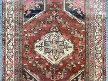 Load image into Gallery viewer, Coral - Vintage Caucasian Kazak Runner
