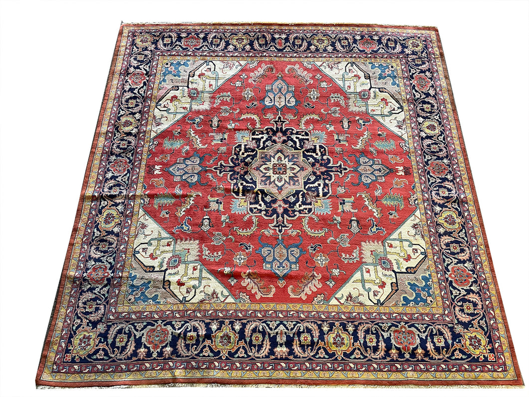 Mitchel - Rare Contemporary Heriz Carpet - Square Shape