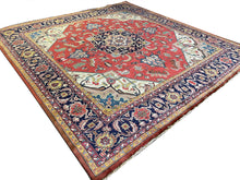 Charger l&#39;image dans la galerie, Mitchel - Rare Contemporary Heriz Carpet - Square Shape
