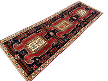 Load image into Gallery viewer, Jasmine - Vintage Caucasian Kazak Runner
