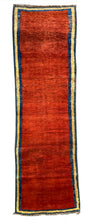 Cargar imagen en el visor de la galería, Myron - Vintage Persian Gabbeh Runner
