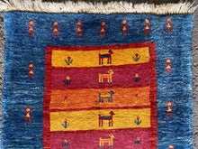 将图片加载到图库查看器，Colbert - New Tribal Shaggy Persian Gabbeh Rug
