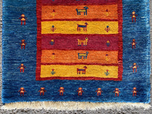 将图片加载到图库查看器，Colbert - New Tribal Shaggy Persian Gabbeh Rug
