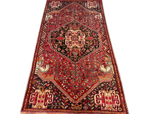 Carregar imagem no visualizador da galeria, Isabella - Vintage Tribal Qashqai Rug
