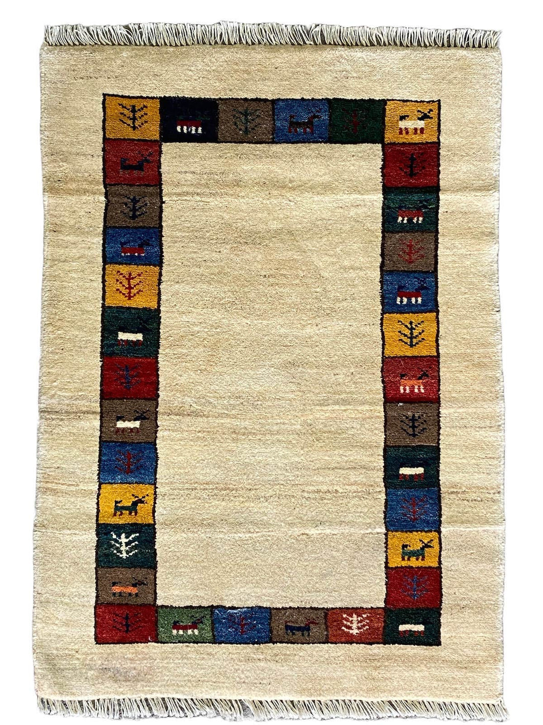 Clarice - New Tribal Shaggy Persian Gabbeh Rug