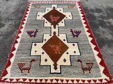 将图片加载到图库查看器，George - New Tribal Gabbeh Rug
