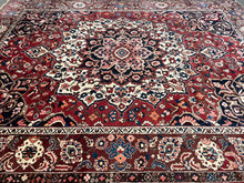 Загрузить изображение в средство просмотра галереи, Kasie - Large Vintage Persian Bakhtiar Carpet
