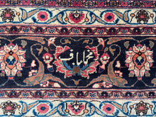 Lade das Bild in den Galerie-Viewer, Warren - Large Vintage Persian Meshed Carpet - Signed Makhmalbaf
